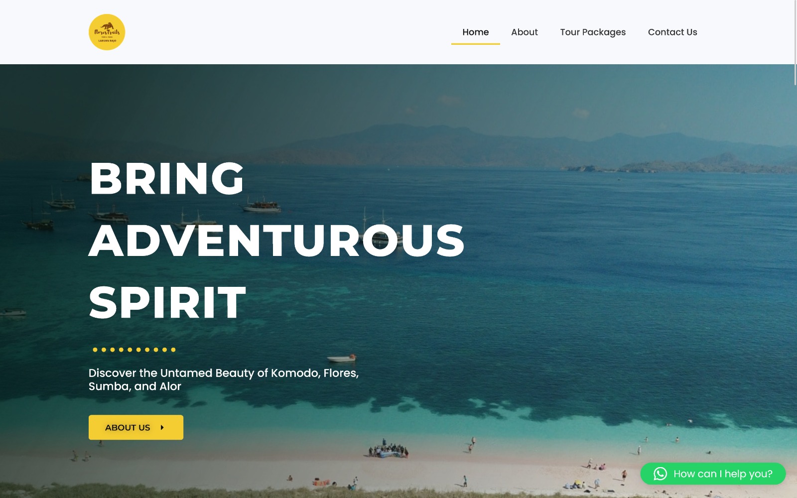 Lingkotech portofolio Komodo Flores Trails view desktop Lingkotech portofolio Komodo Flores Trails view desktop