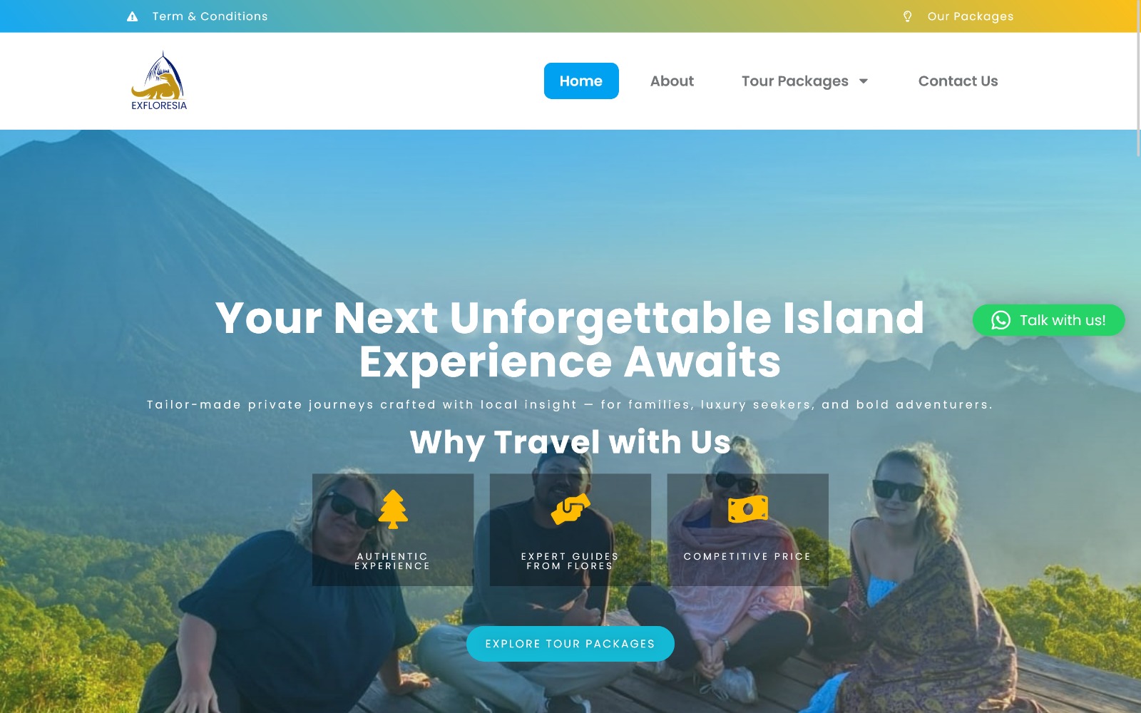 Lingkotech portofolio exfloresia desktop view Lingkotech portofolio exfloresia desktop view